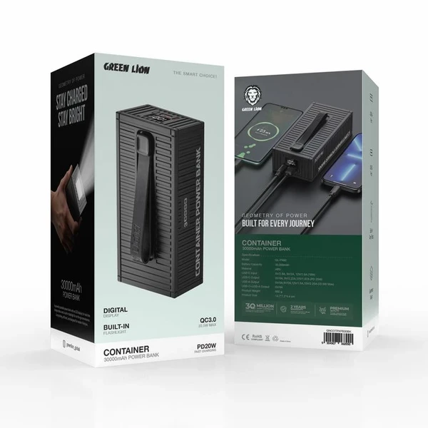 پاوربانک اورجینال گرین لاین Green Lion Container 30000mAh