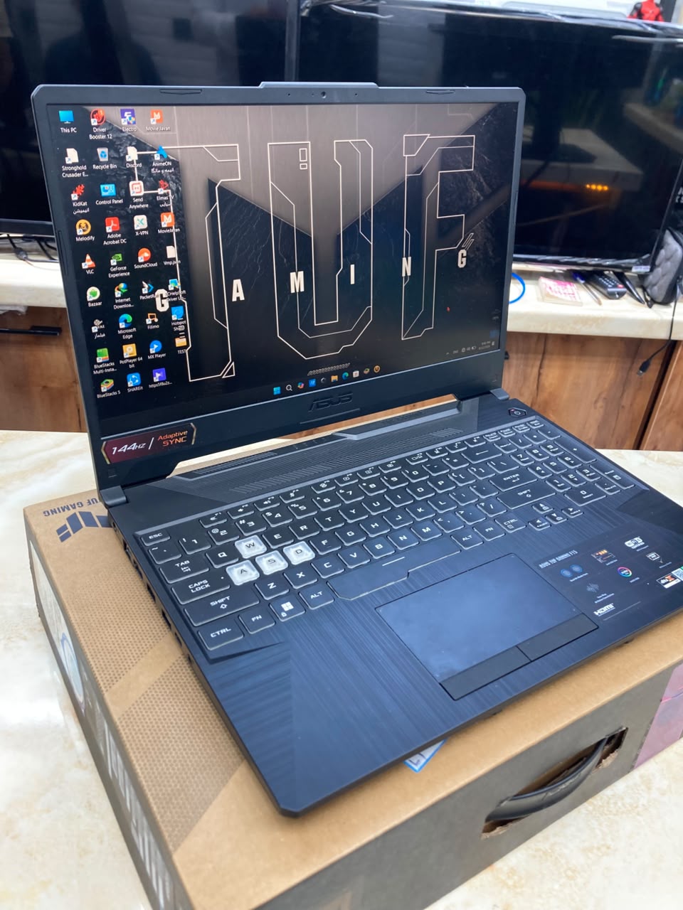 لپ‌ تاپ 16 اینچی ایسوس استوک مدل  TUF Gaming F15